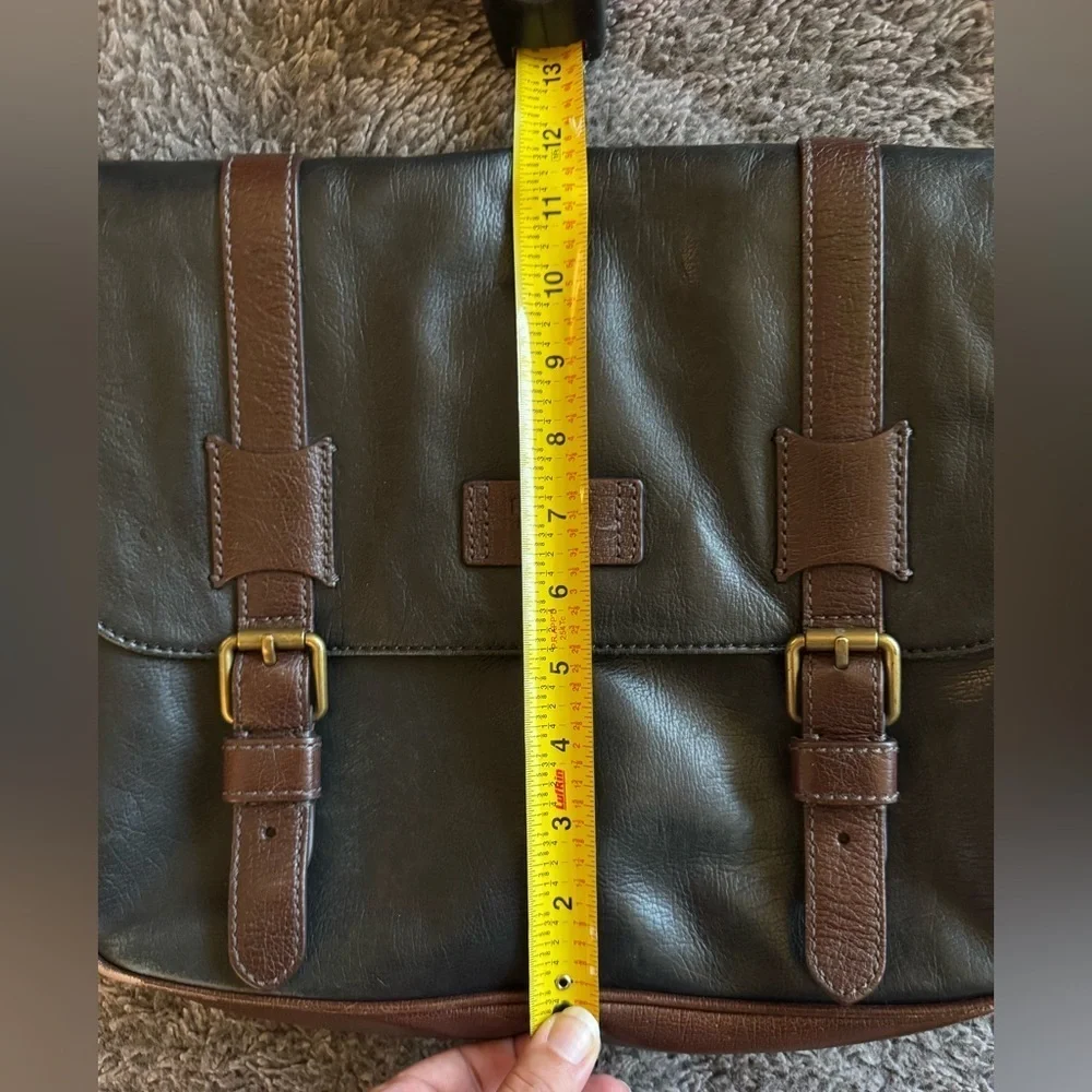 FOSSIL Canyon Commuter Brown Leather Messenger Bag
